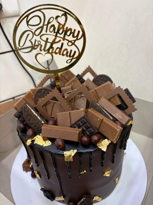 Chocolate KitKat & Oreo Cake Recipe